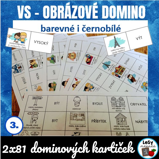 Vyjmenovaná Slova B-Z, Obrázkové Domino | Lesy Nápadů.cz